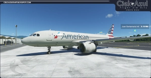[A32NX] American Airlines | N12028 | FlyByWire Airbus A320neo (8K) thumbnail 2