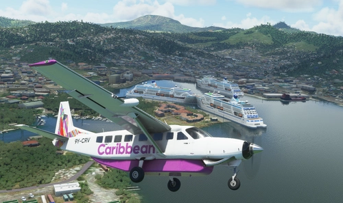 Cessna 208B Grand Caravan Caribbean Airlines [4K Fictional]
