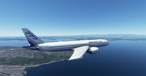 Boeing Company "FIRST FLIGHT OF 777 (1994)" CaptainSim 777-200ER