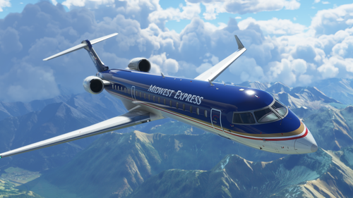 [CRJ 700] Midwest Express Livery 🍪 - 8K