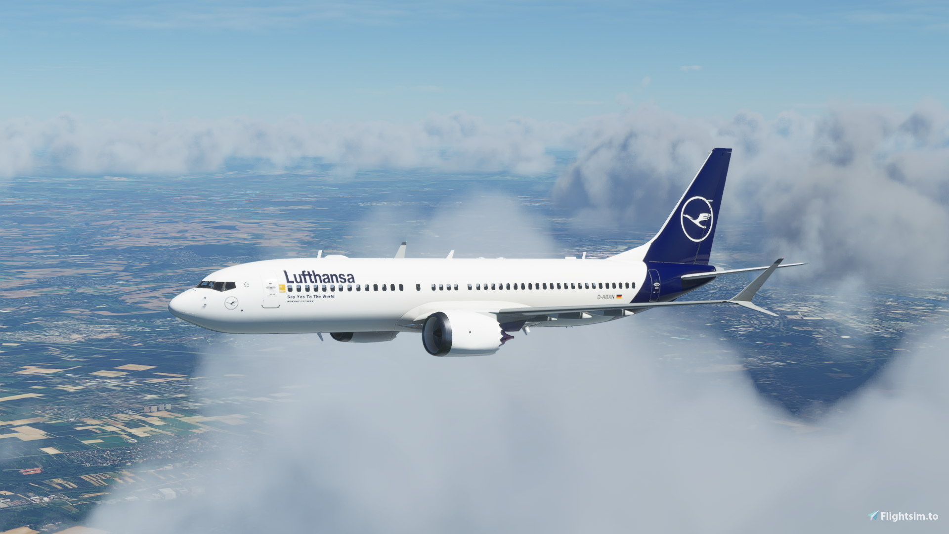 Lufthansa New Livery Boeing 737 MAX - (5K*10K) - Image 1