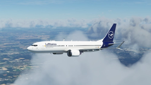 Lufthansa New Livery Boeing 737 MAX - (5K*10K)