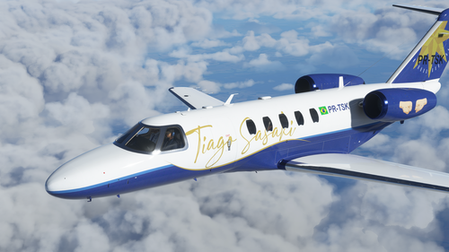 Youtube Tiago Sasaki Channel CJ4 Livery