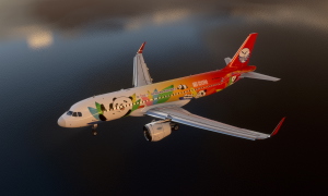 A320 Sichuan Airlines Panda Livery 8K - Asobo version thumbnail 10