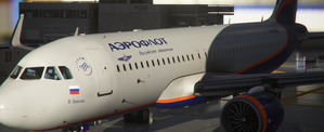 [A32NX] [FBW] Aeroflot [8k] Dirty Version With Coffee Cup No Text Mirroring thumbnail 3