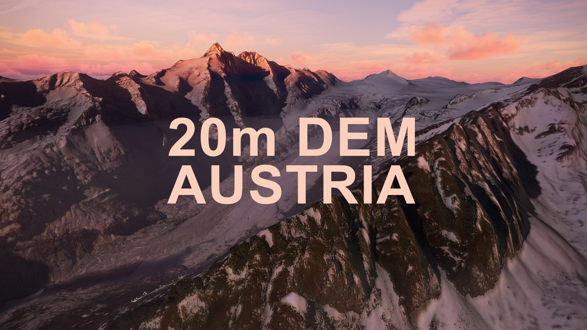 AUSTRIA 20m DEM - High Resolution Terrain Elevation Data from LIDAR Imaging - Image 1