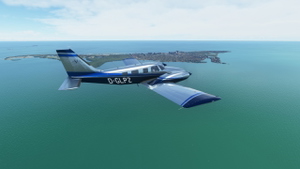 Carenado PA34 Seneca V - Silver-Blue thumbnail 3