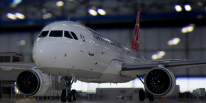 [A32NX] Airbus A320neo Turkish Airlines Dirty TC-JTE in 8k thumbnail 1