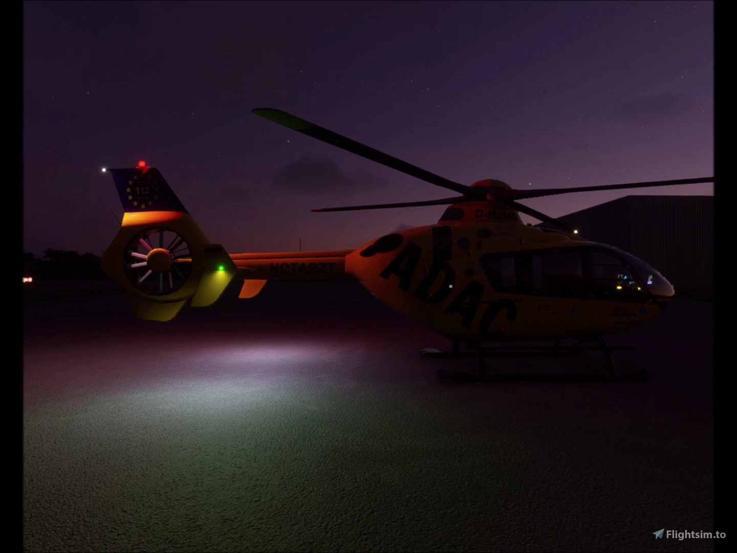 Airbus H135 Mod - Alternative strobes & beacons