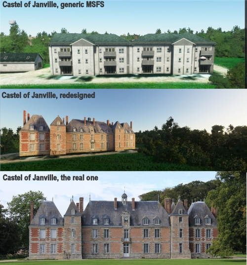 POI - Castel of Janville (Normandy)