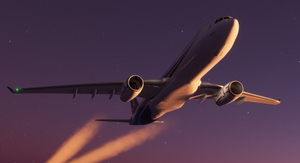 PMP a330-300 With Working Contrails thumbnail 3
