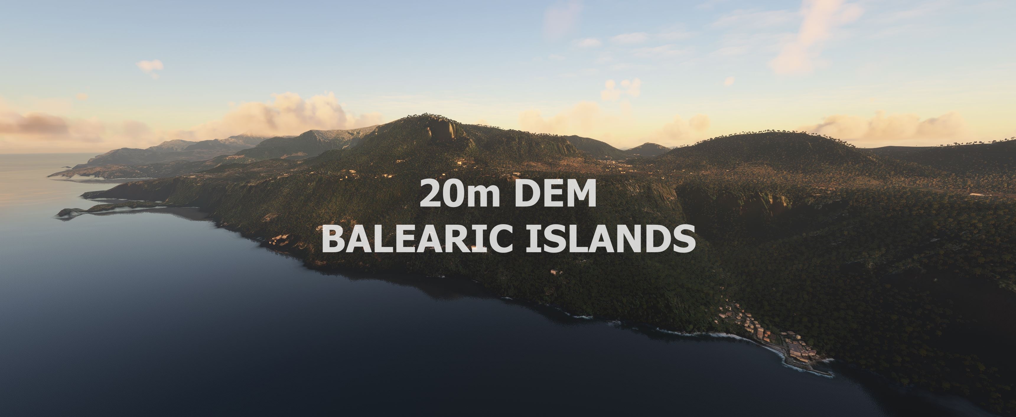 Spain Balearic Islands 20m DEM - High Resolution Terrain Elevation Data from LIDAR Imaging - Image 1