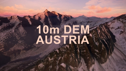AUSTRIA 10m DEM - High Resolution Terrain Elevation Data from LIDAR Imaging