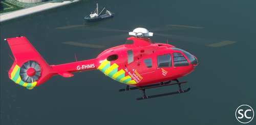 [4K] LAS HELIMED G-EHMS LIVERY | Airbus H135