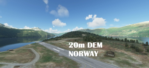 NORWAY 20m DEM Part 1 - High Resolution Terrain Elevation Data from LIDAR Imaging