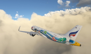 [A32NX] A320 Bangkok Airlines HS-PGW Samui Livery 8K - FlyByWire version thumbnail 18