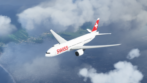 CaptainSim B777-200 Swiss
