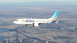 Fly Dubai Boeing 737 MAX - (5K*10K) thumbnail 1