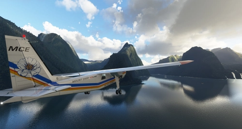 BlackBox Britten-Norman BN-2 Islander Mount Cook Airline ZK-MCE 