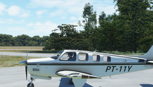 Beech Bonanza G-36 Black and Burgundy (Requested)