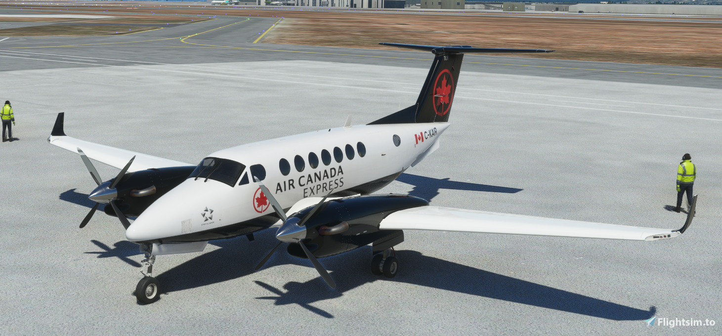 King Air 350 Air Canada Express [4K Fictional] - Image 1