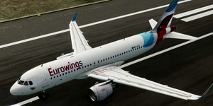 [A32NX] Airbus A320neo Eurowings Dirty D-AEWQ in 8k thumbnail 7