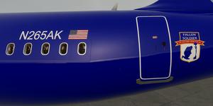 [A32NX] FlyByWire | Airbus A320neo Alaska  HONORING THOSE WHO SERVE N265AK in 8k thumbnail 3