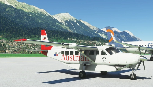 Cessna 208B Grand Caravan Austrian Airlines [4K Fictional]