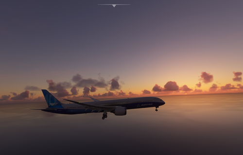 Sunset Landing in Dakar