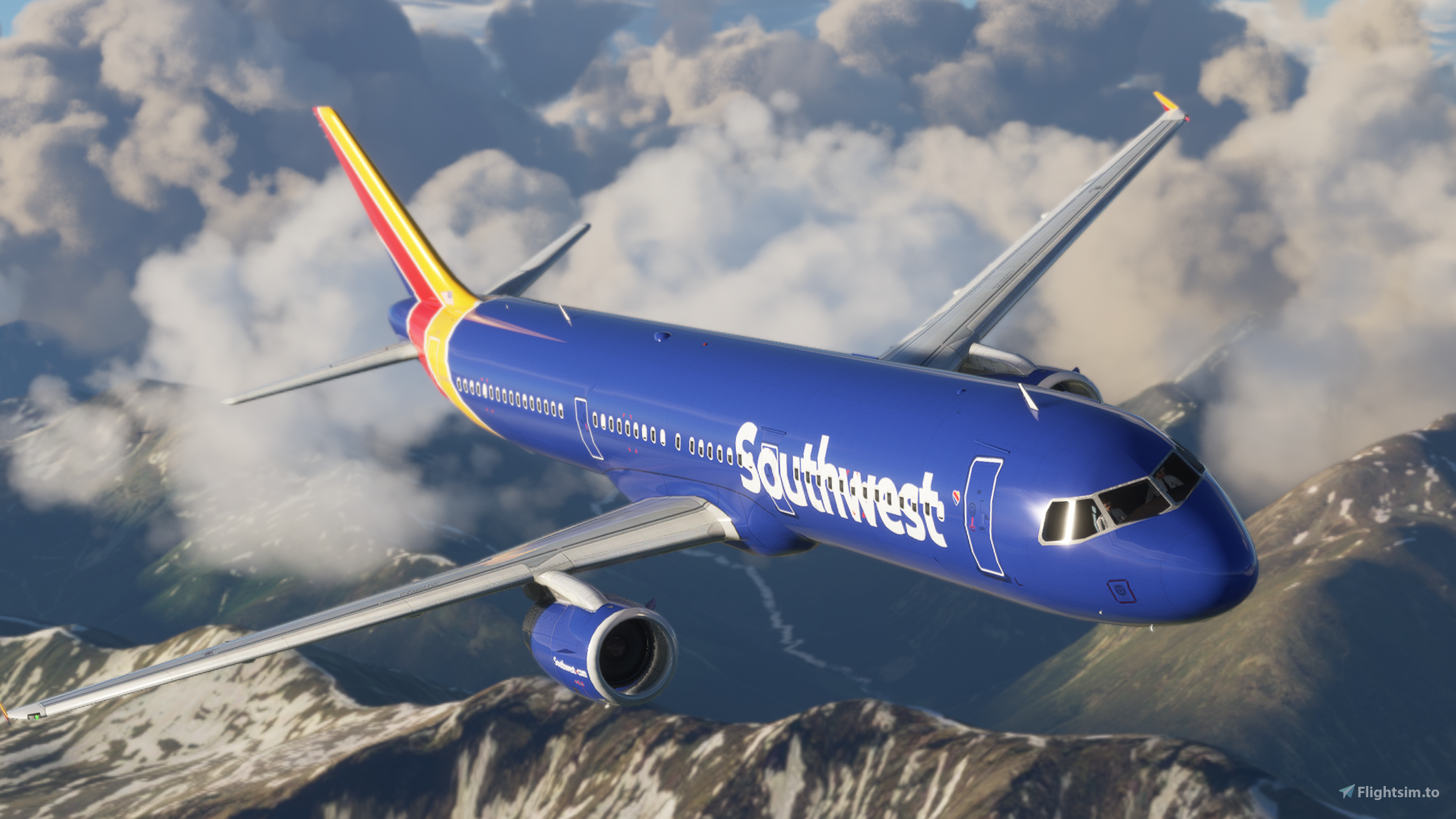 [AMP A321-200] Southwest Airlines Livery - 8K - Image 1