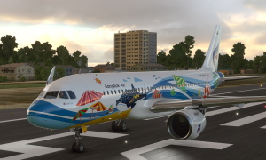 A320 Bangkok Airlines HS-PGW Samui Livery 8K - Asobo version thumbnail 12