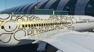 Boeing 787 Emirates Expo Metallic  thumbnail 3