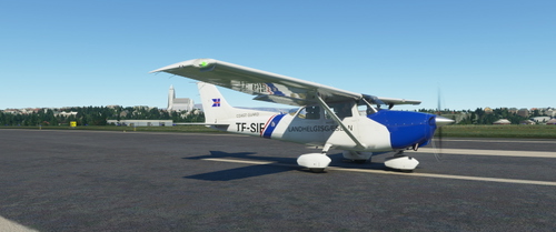 Cessna 172 (Classic) - Icelandic Coast Guard TF-SIF - Iceland - fictional