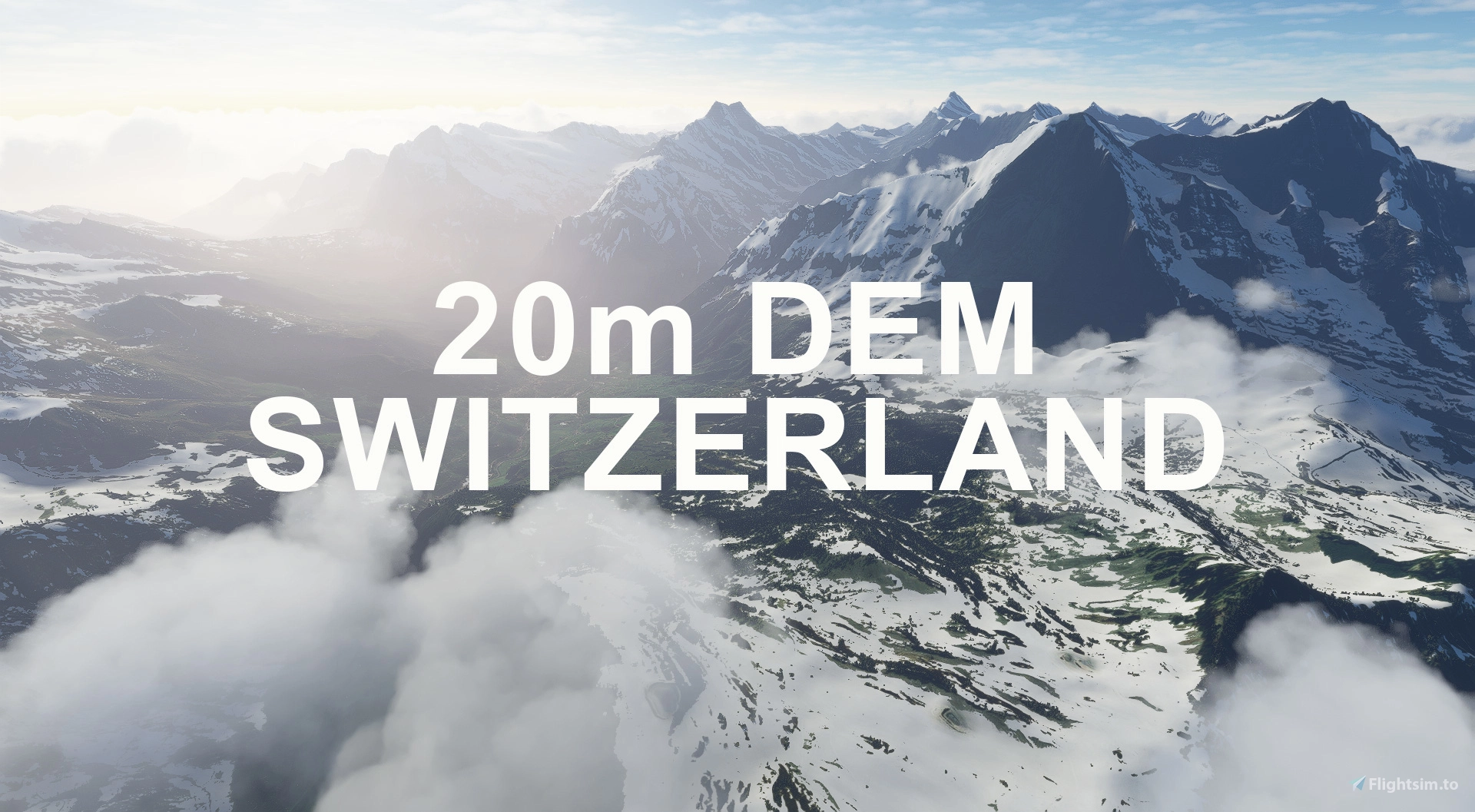 SWITZERLAND 20m DEM - High Resolution Terrain Elevation Data from LIDAR Imaging - Image 1