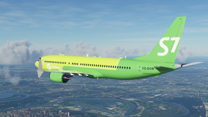 S7 Airlines Boeing 737 MAX - (5K*10K) thumbnail 2