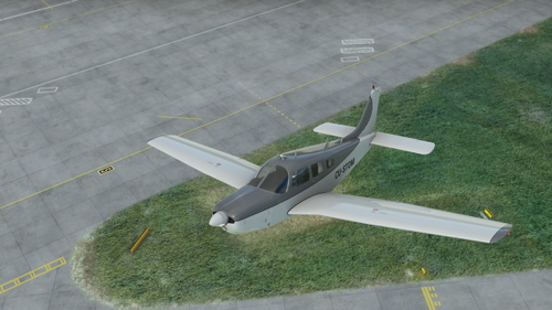 JustFlight Piper Arrow Clean & Custom Gray Livery