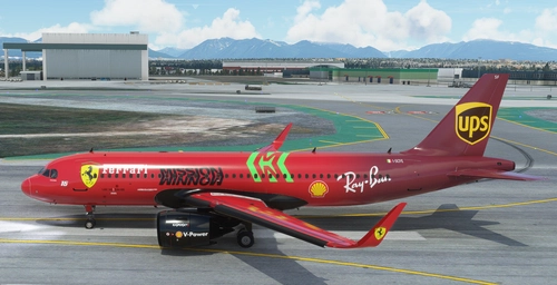 FBW A32NX UPS Ferrari