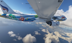 [A32NX] A320 Bangkok Airlines HS-PGW Samui Livery 8K - FlyByWire version thumbnail 7