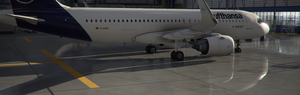 FlyByWire[A32NX]  Lufthansa  [10K] Ultra No Text Mirroring With Custom Coffee Cup D-AIJD thumbnail 14