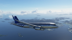 [A32NX] Korean Air Skyteam silver livery 8K thumbnail 2