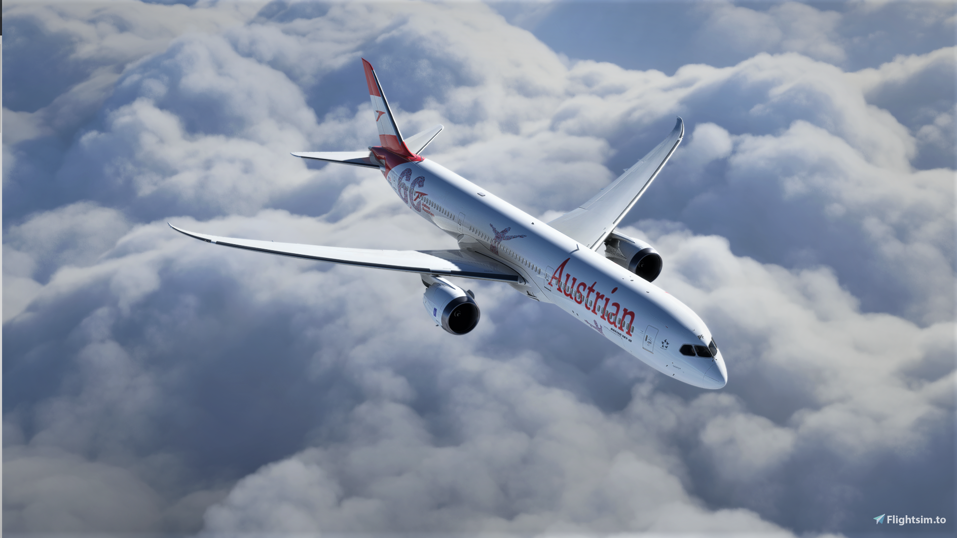 B787 - Austrian Airlines (AUA) 60 Years Anniversary OE-LPF [8K-UHD] 2021 - Image 1