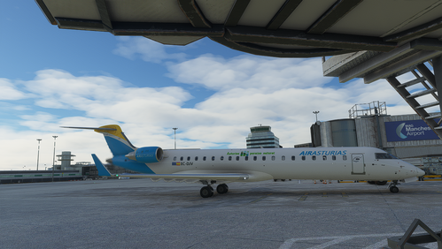 A repaint of the Aerosoft CRJ 550 Air Asturias VA