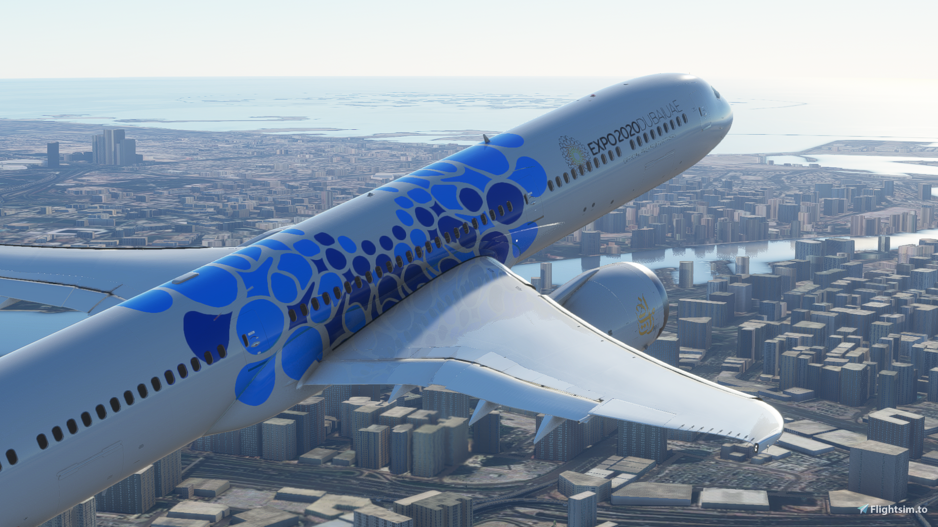 Boeing 787 Emirates Expo Blue - Image 1