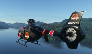 H135 Jurassic Park Livery thumbnail 3