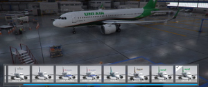 [A32NX] Airbus A320neo - UNI AIR [8K] thumbnail 7