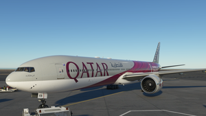 Captainsim B777-300ER Qatar World Cup 2022 thumbnail 2