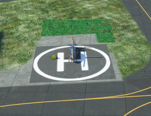 KAPS-Port of South Louisiana Airport with Helipad