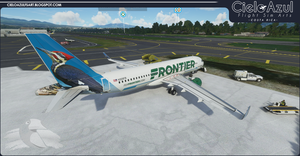 [A32NX] Frontier Airlines | N309FR | FlyByWire Airbus A320neo (8K) thumbnail 4