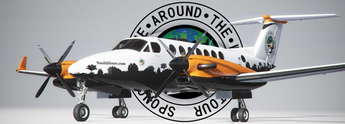 BushDivers.com - Beechcraft King Air 350i - Sponge World Tour Livery