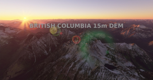 British Columbia, 15m DEM - High Resolution Terrain Elevation Data from LIDAR Imaging Part 2
